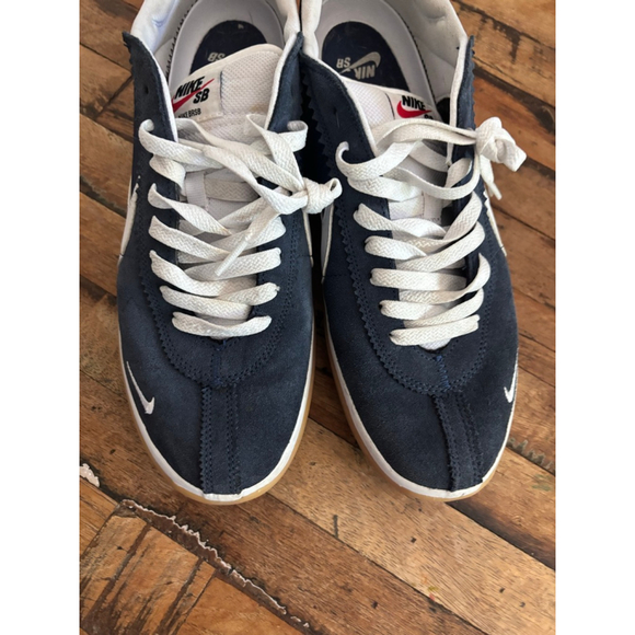 Men's Nike SB BRSB Sneakers US 11.5 Navy White - Picture 5 of 7